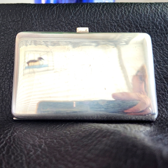 Sillems Silver Plate Card Holder - Picture 2 of 5